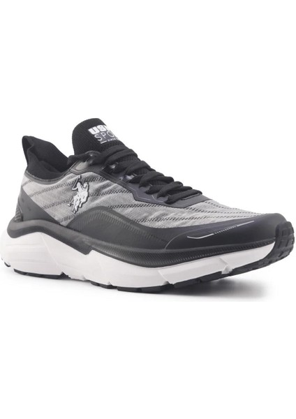 U.S Polo Assn.101502290 Steven FX K.Gri-Siyah Erkek Spor Ayakkabı