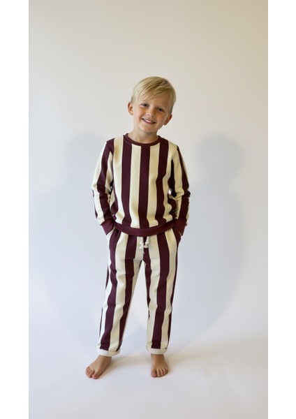 Çizgili Cool Star Baskılı 2 Li Takım