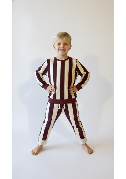 Çizgili Cool Star Baskılı 2 Li Takım modelleri