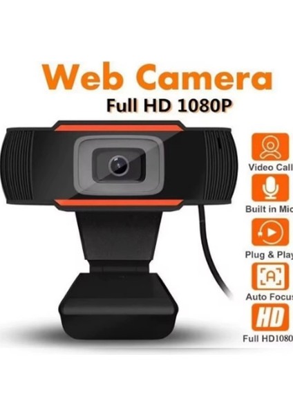 Buğz Webcam Orjınal 1080P Konferans Kamera Dahili Mikrofon Chat Görüntülü Sohbet Yayın Kamerası Hd Video fiyatları