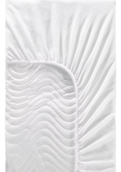 Çift Kişilik 160*200CM Microfiber Kapitone Sıvı Geçirmez Lastikli/fitted Yatak Alezi fiyatları