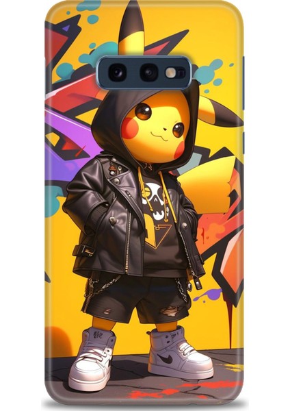 Samsung Galaxy S10E Hd Baskılı Kılıf + 9h Nano Tam Kaplayan Ekran Koruyucu 251