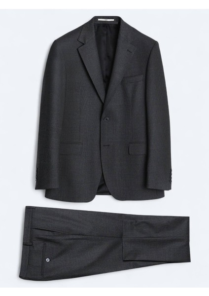 Vizon Modern Fit Yün Karışımlı Takım Elbise