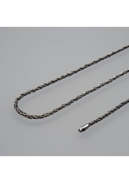 2n Burma Tilki Kuyruğu Gümüş Zincir