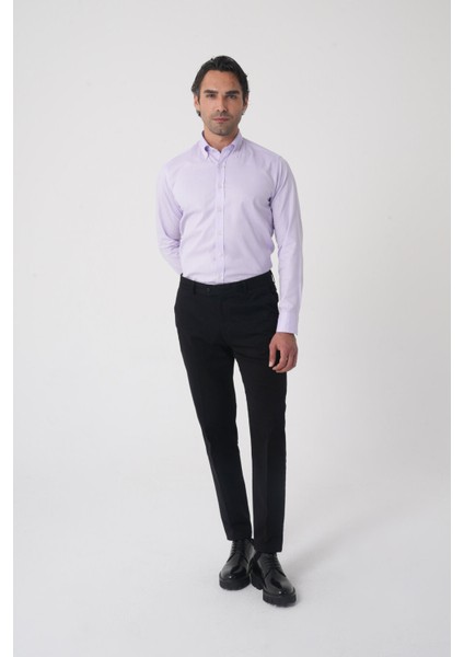 Erkek 4 Cepli Siyah Klasik Pantolon PNS25K25205_D99 fırsatları