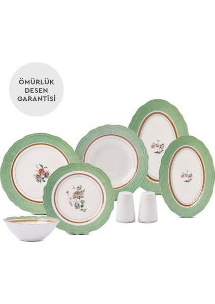 Jardin Mint 30 Parça 6 Kişilik Yemek Takımı fırsatları