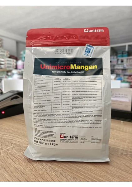 Unimicro Mangan 1 kg – Manganlı Mikro Element Toz Gübre fiyatları