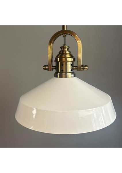 Lema Beyaz Tekli Avize Delikli Eskitme Başlık Sarkıt Lamba Restoran Cafe Salon Avizeleri fırsatları