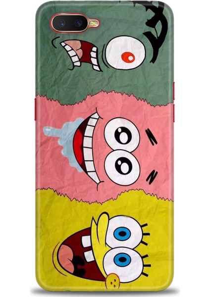 Oppo RX17 Neo Kılıf Hd Baskılı Kılıf + 9h Nano Tam Kaplayan Ekran Koruyucu 460