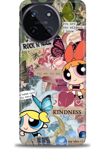 Realme 11 4g Kılıf Hd Baskılı Kılıf + 9h Nano Tam Kaplayan Ekran Koruyucu 121