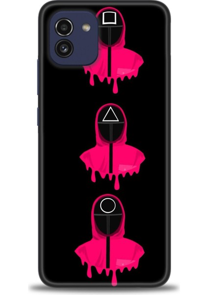 Samsung Galaxy A03 Hd Baskılı Kılıf + 9h Nano Tam Kaplayan Ekran Koruyucu 284