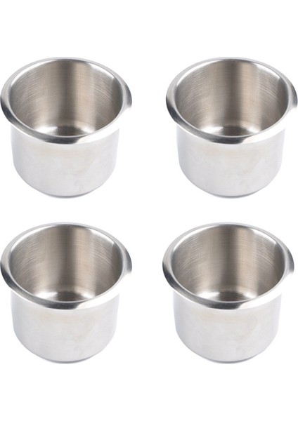 4pcs Evrensel Deniz Tekne Kupası Tutucu 68X55MM Poker Masası Kanepesi Için Içecek Kupası Tutucuda Paslanmaz Çelik Damla (Yurt Dışından)