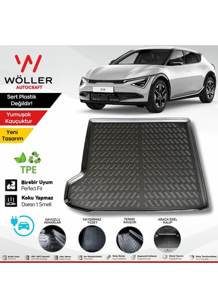 Kia Ev6 Bagaj Havuzu Elektrikli 2022 Sonrası Uyumlu 3D Ultraflex Esnek
