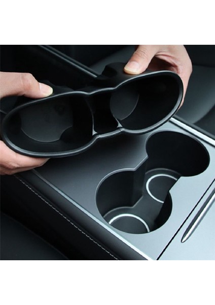 Araba Merkezi Kontrol Su Kupası Sabit Tutucu Yuva Kayma Limit Tesla Model Y Model 3 Için Klipsörler (Yurt Dışından) indirimleri