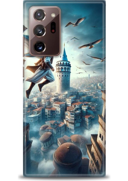 Samsung Galaxy Note 20 Ultra Hd Baskılı Kılıf + 9h Nano Tam Kaplayan Ekran Koruyucu 224
