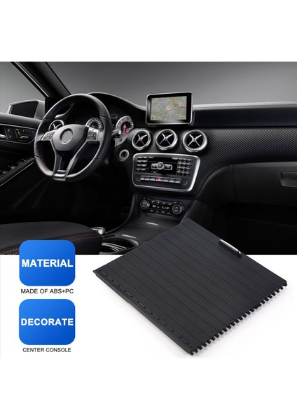 Araba Merkezi Konsol Kepenkleri Kupa Tutucu Slayt Silindir Kapak Mercedes Benz Ml/gl/gle/gls Sınıfı W166 W292 2012-2018 (Yurt Dışından) fırsatları
