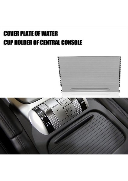Porsche Cayenne Için Araba Merkez Konsol Su Kupası Tutucu Perde 955 2003-2010 Içecek Tutucu Slayt Silindir (Yurt Dışından) indirimleri