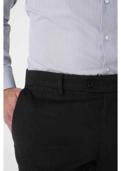 Erkek 4 Cepli Klasik Antrasit Pantolon PNS25K25207_D58 indirimleri