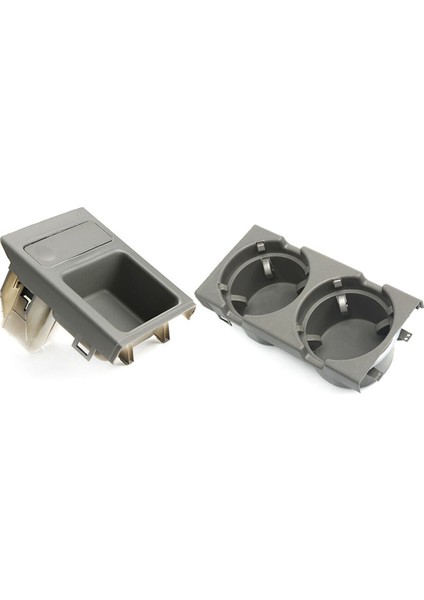 Araba Merkezi Konsol Su Kupası Tutucu ve Para Depolama Kutusu 51168217953 Bmw E46 3 Serisi 99-06 51168217955 51168248504 B (Yurt Dışından)