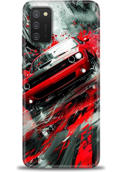 Samsung Galaxy A03S Hd Baskılı Kılıf + 9h Nano Tam Kaplayan Ekran Koruyucu 106