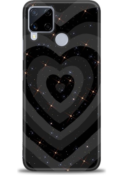 Realme C15 Kılıf Hd Baskılı Kılıf + 9h Nano Tam Kaplayan Ekran Koruyucu 195