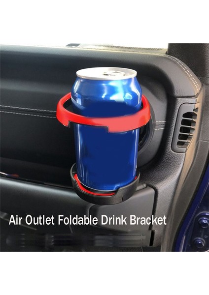 Jeep Wrangler Için Jk 2007-2017 Jl Jt Gladiator 2018-2023 Hava Outlet Havalandırma Kupası Tutucu Katlanabilir Su Kupası Montajı A (Yurt Dışından) modelleri