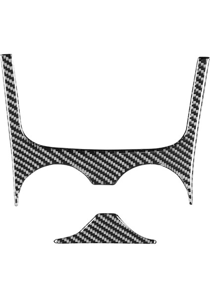 Dodge Yolculuğu Için Karbon Fiber 2011-2017 Merkez Konsol Su Kupası Tutucu Trim Çerçeve Kapak Iç Aksesuarlar (Yurt Dışından)