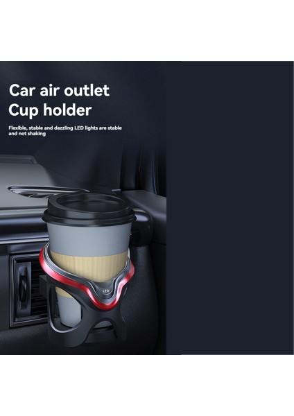 LED Işık Anti-Shake ile Çok Fonksiyonlu Araç Kupası Tutucu Kurulumu Kolay Otomotiv Hava Havalandırma Kupası Araç Aksesuarları (Yurt Dışından) modelleri