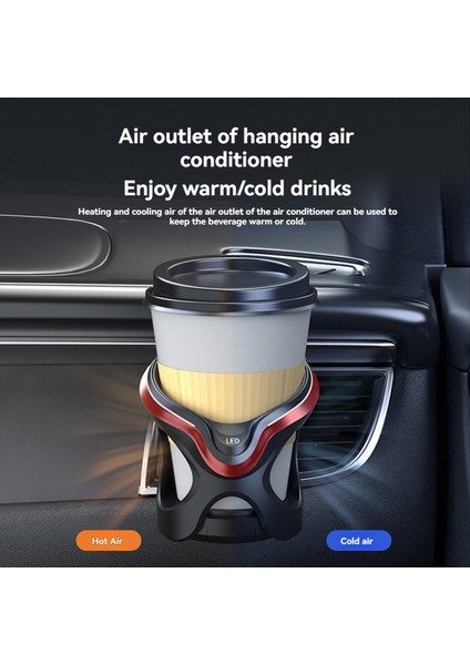 LED Işık Anti-Shake ile Çok Fonksiyonlu Araç Kupası Tutucu Kurulumu Kolay Otomotiv Hava Havalandırma Kupası Araç Aksesuarları (Yurt Dışından) indirimleri