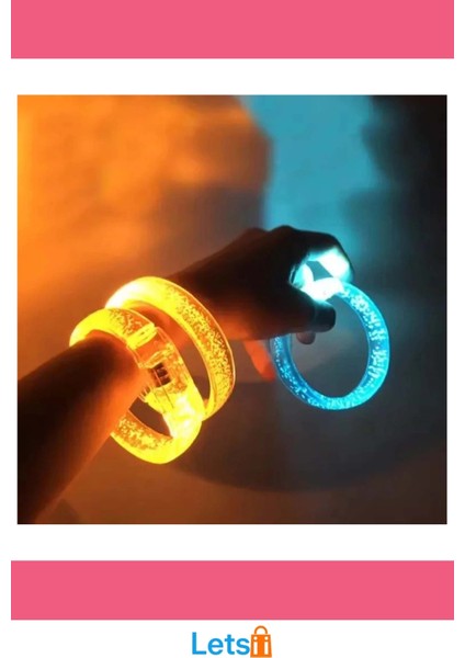 Turuncu LED Işıklı Kişiselleştirilebilir Pilli Bileklik Bilezik 1,5 cm fırsatları