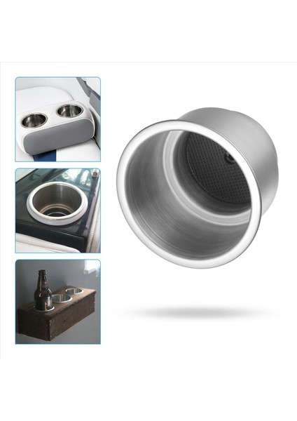 6pcs Paslanmaz Çelik Fincan Içecek Sahipleri Deniz Botu Araba Kamyonu Kampı Rv W Drenaj (Yurt Dışından) fiyatları