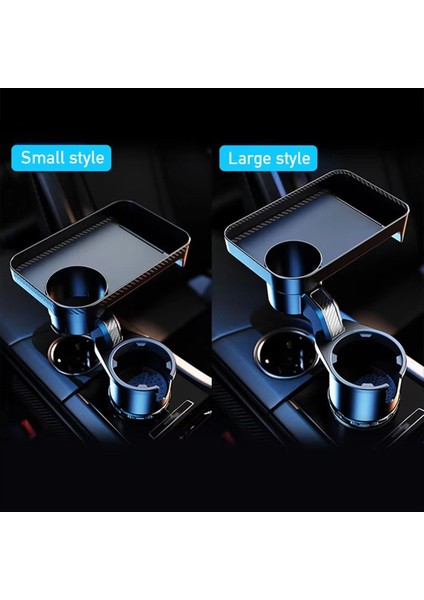Premium Araba Kupası Tutucu Genişletici Yiyecek ile Çok Fonksiyonlu Içecek Tutucu Tablo 360 Derece Ayarlanabilir Temel Tepsisi Snack L Için (Yurt Dışından) modelleri