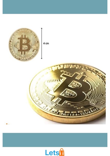 Altın Görünümlü Bitcoin Madeni Para Koleksiyonluk Ürün modelleri
