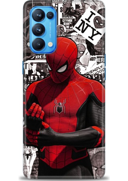 Oppo Reno 5 Pro Kılıf Hd Baskılı Kılıf + 9h Nano Tam Kaplayan Ekran Koruyucu 95