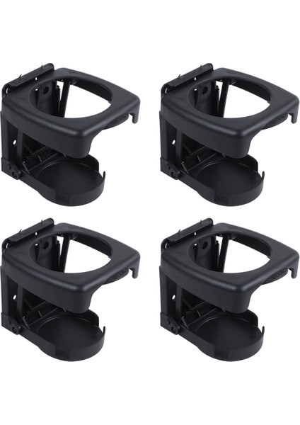 4x Siyah Plastik Katlanır Araba Kamyonu Içecek Bardağı Şişe Tutucu Standını (Yurt Dışından)