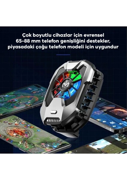 Seramik Soğutmalı Telefon Soğutucu Fan Gaming Oyuncu Yayıncı Youtuber Için Memo Fan fiyatları