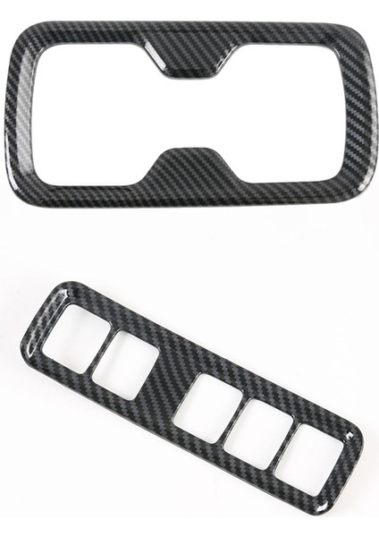 Nissan Navara Için NP300 2016-2019 Araba Ön Su Kupası Tutucu Koruyucu Çerçeve ve Araba Far Anahtarı Düğmesi Kapak (Yurt Dışından)