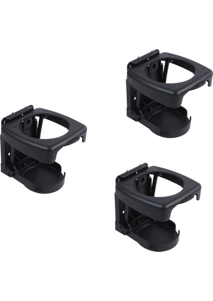 3x Siyah Plastik Katlanır Araba Kamyonu Içecek Bardağı Şişe Tutucu Standını (Yurt Dışından)