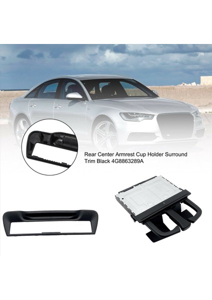 2pcs Arka Koltuk Arm Emri Içecek Tutucu ve Fincan Tutucu Çerçeve 8P0885995B6PS 4g8 863 289A4PK Audi A3 A4 A6 A7 Quattro Q5 B (Yurt Dışından) indirimleri