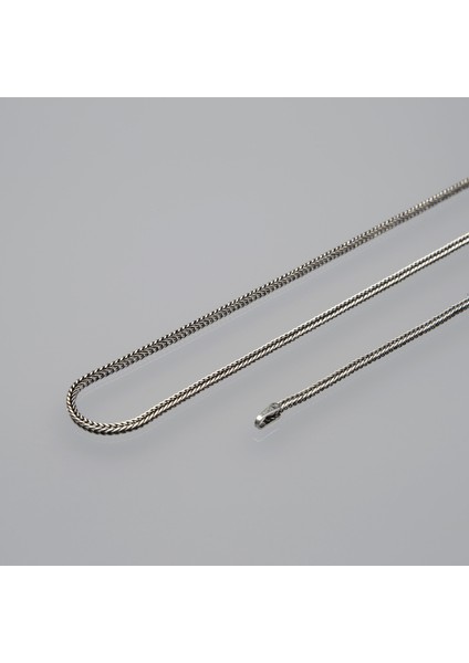 1n Rough Tilki Kuyruğu Gümüş Zincir