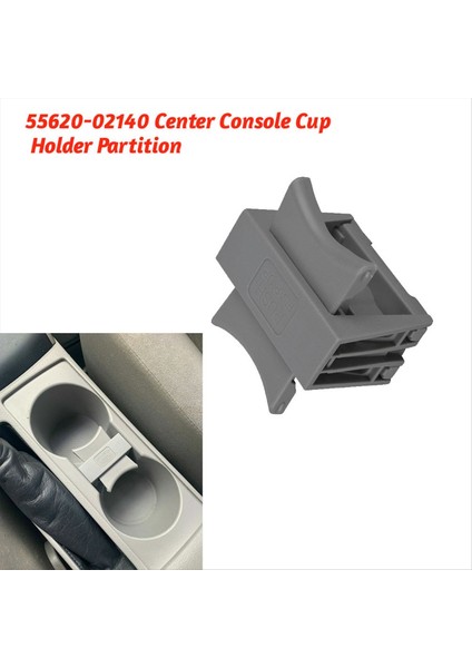 Toyota Corolla Için Araba Merkezi Konsol Kupası Tutucu Bölümü 55620-02140 2009-2013 Katlanır Çıkarılabilir Kupa Tutucu Gri (Yurt Dışından) indirimleri