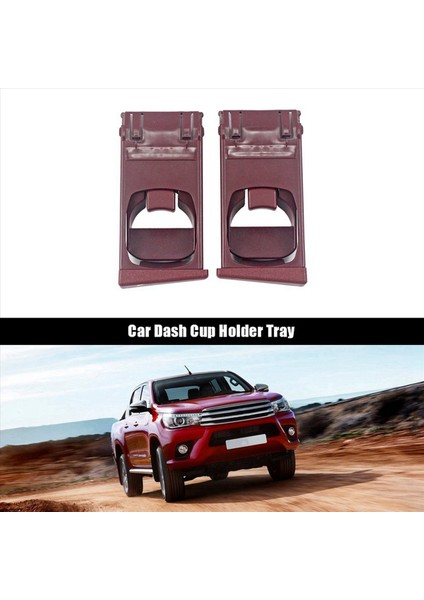 Toyota Için 4x Araba Lh+Rh Çizgi Fincan Tutucu Tepsisi Hilux Vigo Fortuner Suv Sr Mk6 Pickup 2004-2015 (Yurt Dışından) indirimleri