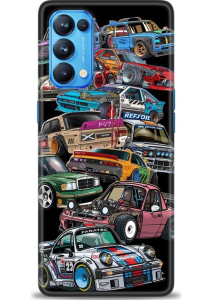 Oppo Reno 5 Pro Kılıf Hd Baskılı Kılıf + 9h Nano Tam Kaplayan Ekran Koruyucu 481