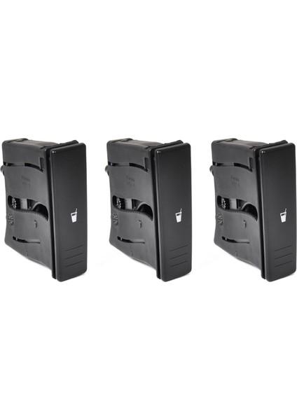 3x Araç Merkezi Konsol Kupa Tutucu Kart Yuvası For-Polo 9n 2002 2003 2004 2005 2006 2007 2008 2009 2010 6q0 858 602 (Yurt Dışından)