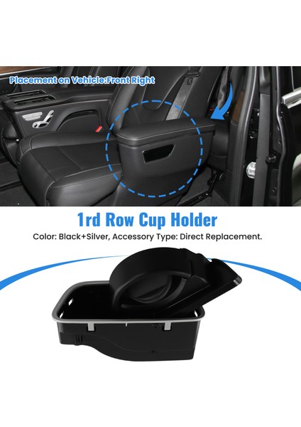 Araba Ön 1 Sıra Kupa Tutucu Mercedes Benz W447 Vito V-Serisi 2015-2020 A0998101003 Ön Sağ (Yurt Dışından) fırsatları