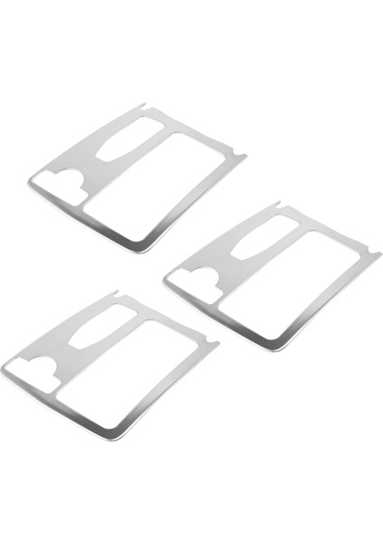 3x Merkez Konsol Tutucu Su Kupası Tutucu Panel Dekorasyon Trim Mercedes Benz C Sınıfı W204 2008-2014 Rhd (Yurt Dışından)