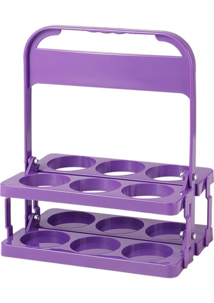 Taşınabilir Bira Taşıyıcı-Çıkarılabilir 6 Paket Içecek Tutucu Yeniden Kullanılabilir Plastik Şarap ve Bira Rafı Piknik ve Partiler Için Ideal C C (Yurt Dışından)