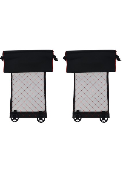 2x Otomobil Koltuk Deri Deri Bacak Pad Desteği Uzatma Mat Yumuşak Ayak Desteği Bacak Deri Yastık Diz Yedi Bellek (Yurt Dışından)