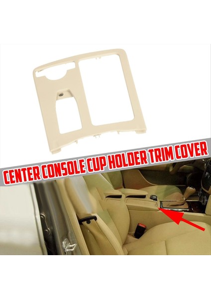 Araba Merkezi Kupa Tutucu Içecek Kupası Tutucu Tepsi Depolama Kapağı Mercedes Benz C-Serisi W204 2046800107 Bej (Yurt Dışından) modelleri