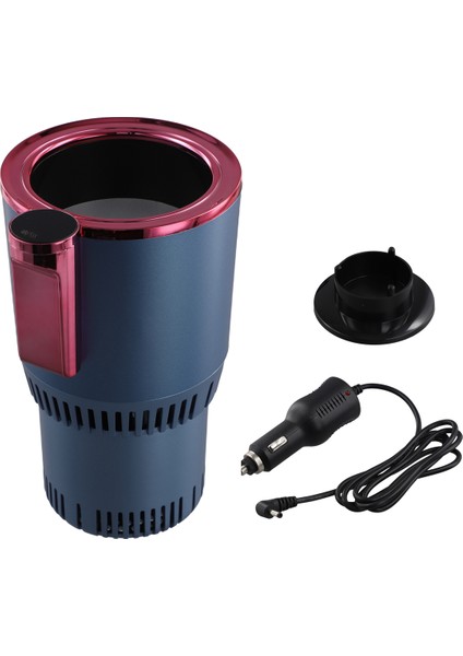 12V Araba 2 Arada 1 Isıtma Kupası Isıtıcı Soğutucu Kupa Akıllı Kupa Tutucu Dijital Ekran Sıcaklık Içecekleri Tutucuları Mavi (Yurt Dışından)